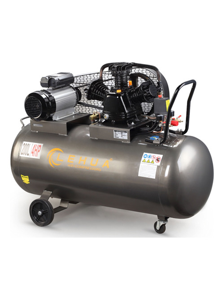 Compresor Lehua  4hp Trifasico   200lts  360 Lts/Min LHW 1