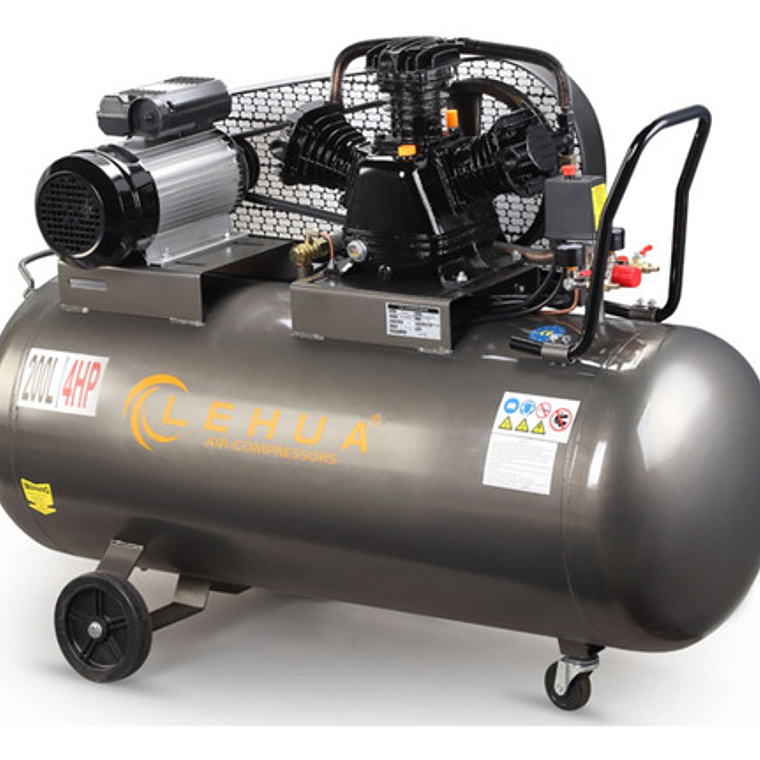 Compresor Lehua  4hp Trifasico   200lts  360 Lts/Min LHW 1