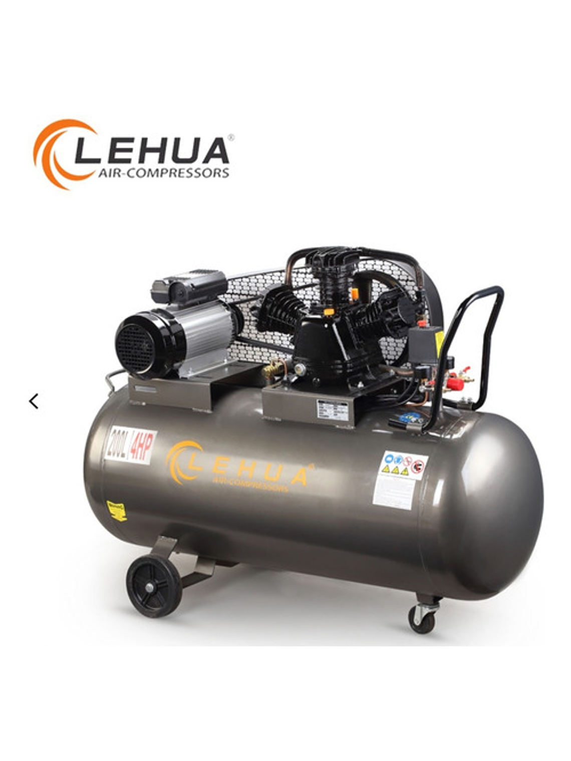 Compresor Lehua  4hp Trifasico   200lts  360 Lts/Min LHW 2