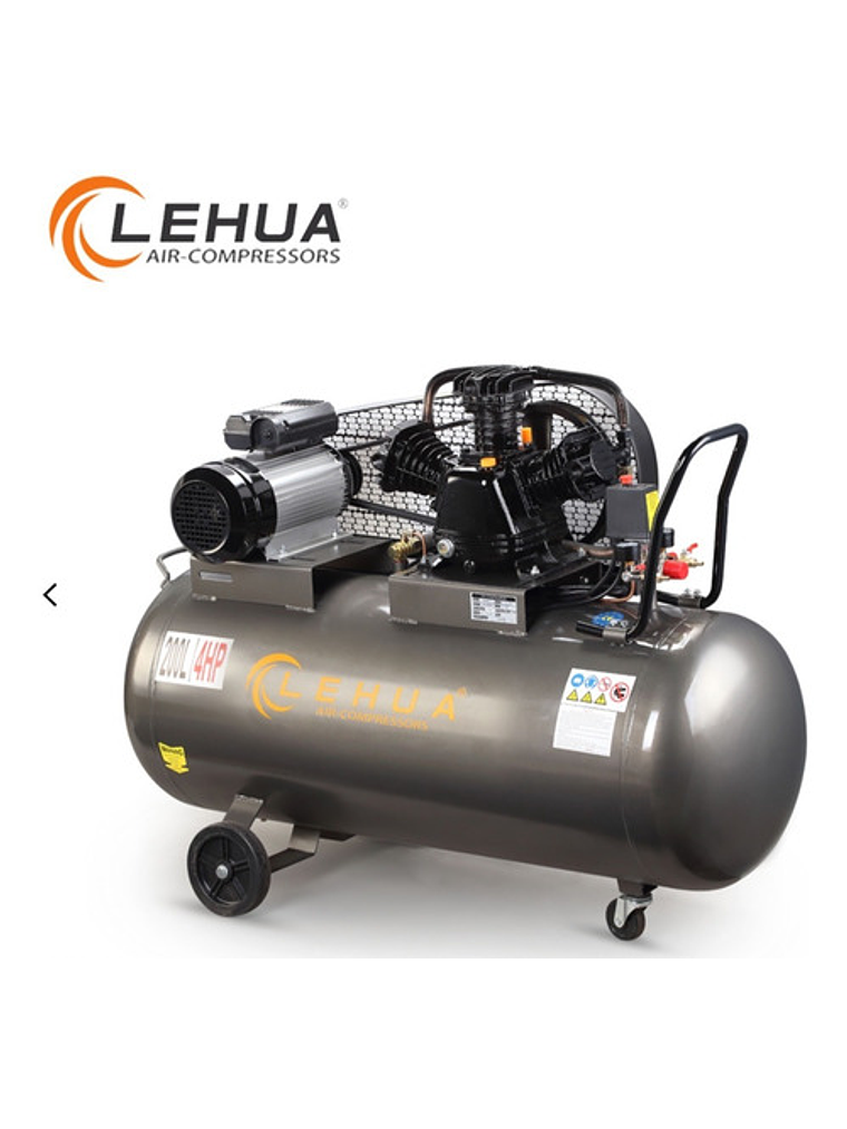 Compresor Lehua  4hp Trifasico   200lts  360 Lts/Min LHW 2