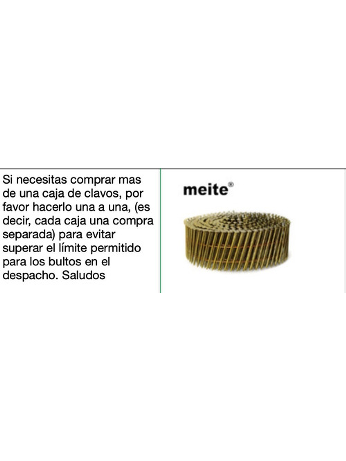 Clavos Bobina 2,5 X 64mm ( 2 1/2   )  9000 Unidades 3