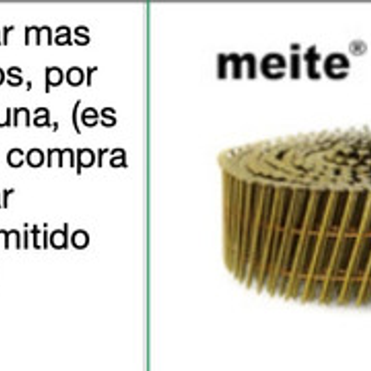 Clavos Bobina 2,5 X 64mm ( 2 1/2   )  9000 Unidades 3