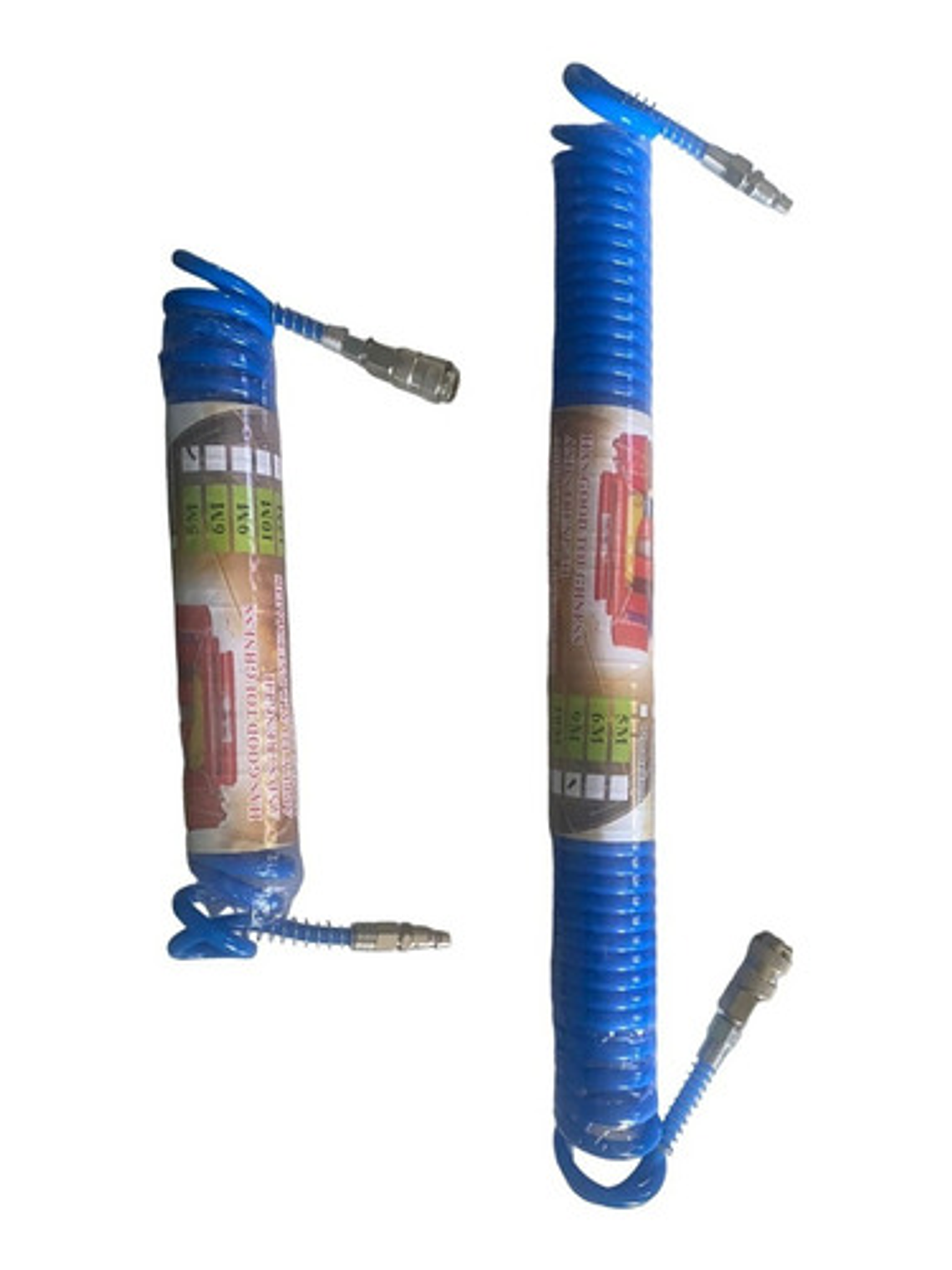 Manguera 9mt Para Compresor 1/4  Con Acople Rápido Retráctil 1