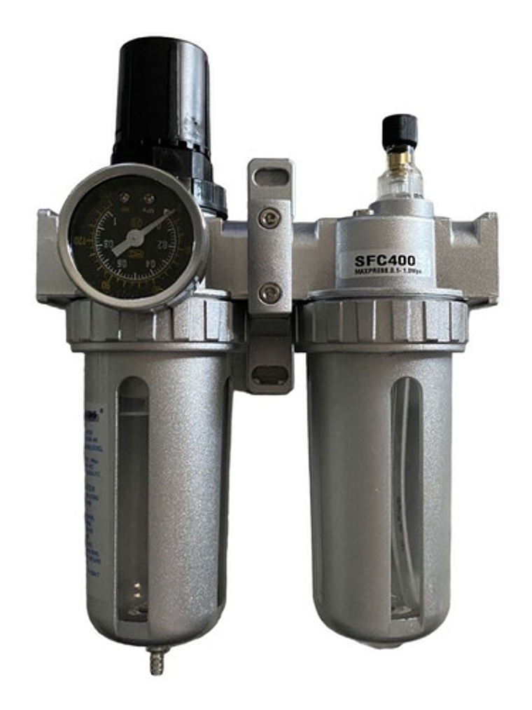 Filtro De Aire Con Lubricador, Metálico P/ Compresor Sfc-400 1