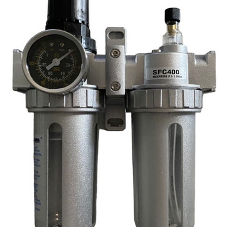 Filtro De Aire Con Lubricador, Metálico P/ Compresor Sfc-400 1