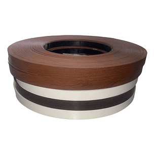 Pack 10 Rollos 100 Mt Tapacanto Encolado Cerezo Cedro 18mm