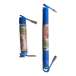 Manguera 5mt Para Compresor 1/4  Con Acople Rápido Retráctil