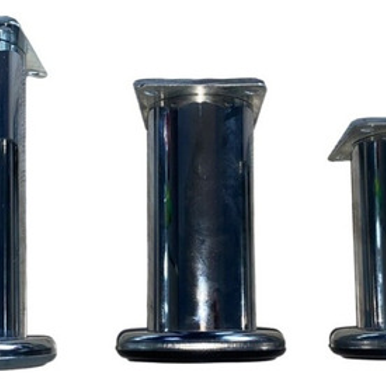 Pata Cromada Para Muebles 12cms De Alto Pack 4 Unidades 1
