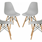 Silla Eames Gris Pack 4 Unidades - Miniatura 1