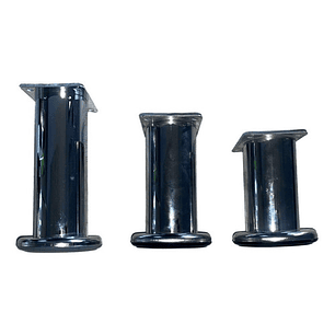 Pata Cromada Para Muebles 12cms De Alto Caja 120 Unidades
