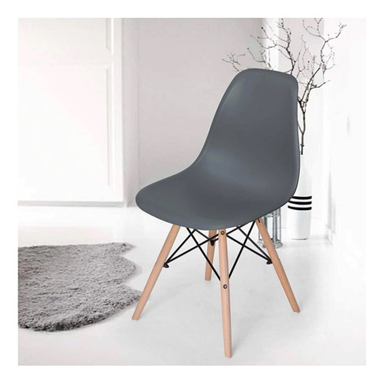 Silla Eames Gris Luxor Pack 2 Unidades 2