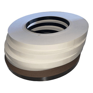 Pack 10 Rollos 100 Mt Tapacanto Encolado Blanco 20mm