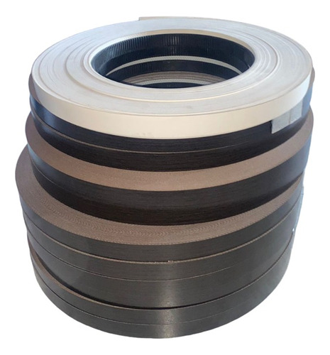 Pack 10 Rollos 100mt Tapacanto Encolado Chocolate/wenge 20mm