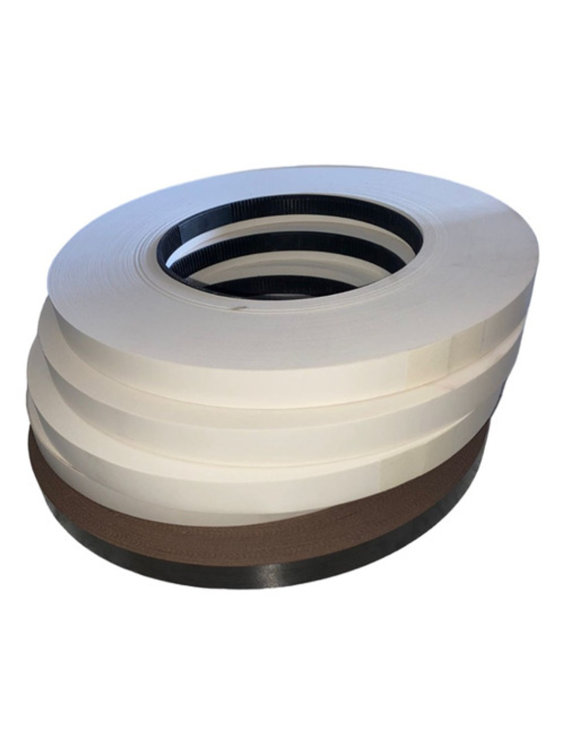 Pack 10 Rollos 100mt Tapacanto Encolado Chocolate/wenge 20mm 2