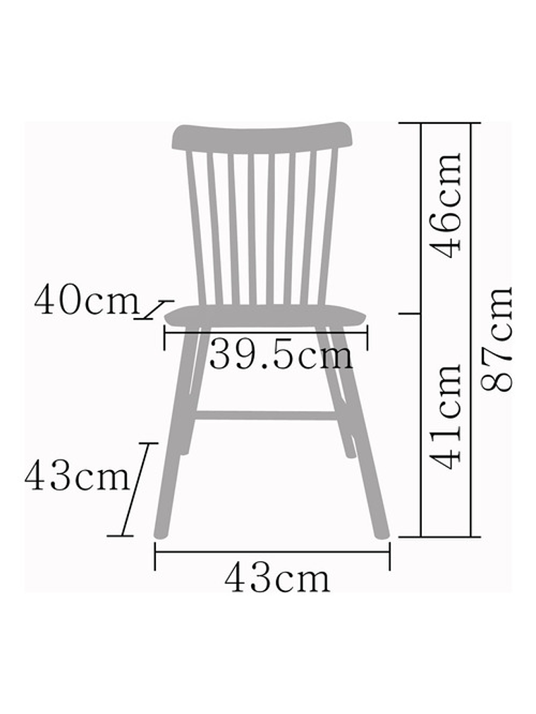 Mesa Con 6 Sillas Windsor Madera Original 140x80 5