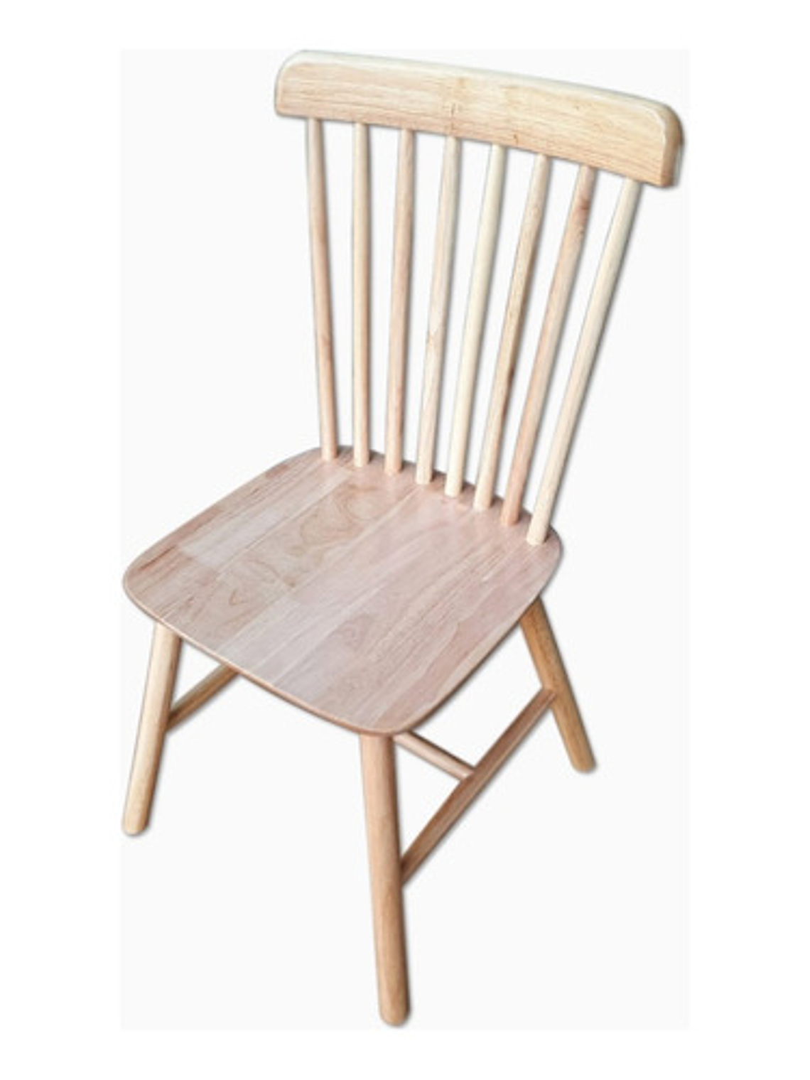 Silla Windsor Madera Original Barniz Natural Set 4 Unidades 3