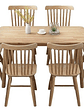 Mesa Con 6 Sillas Windsor Madera Original 160x80 - Miniatura 1