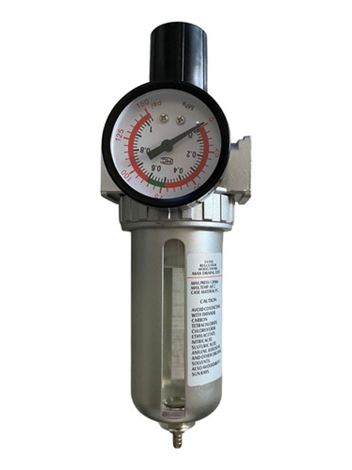 Filtro De Aire Con Regulador Metálico Para Compresor Sfr-400 1