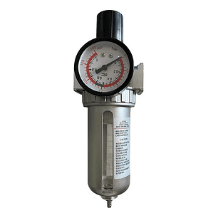 Filtro De Aire Con Regulador Metálico Para Compresor Sfr-400
