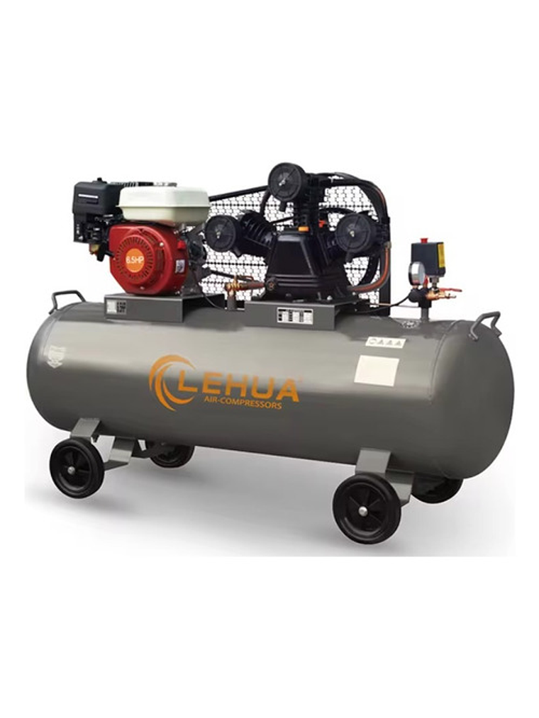 Compresor Lehua Autonomo 6,5hp Bencinero  200lts   Lh3065q 1