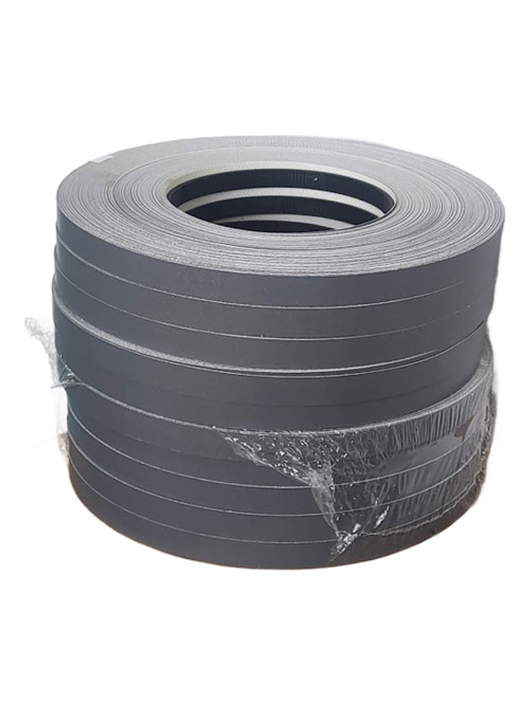 Pack 10 Rollos 100 Mt Tapacanto Encolado Gris  20mm 1