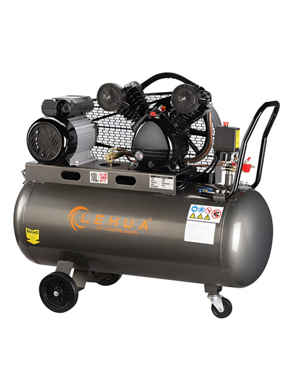 Compresor Lehua 3hp 200lts Monofásico Lhv-2065 1