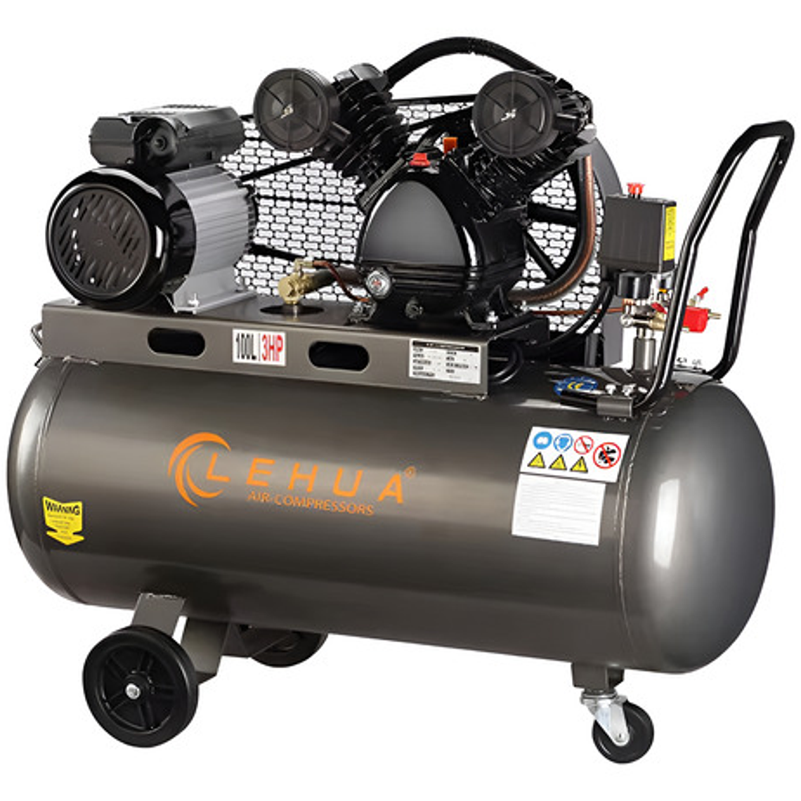 Compresor Lehua 3hp 200lts Monofásico Lhv-2065 1