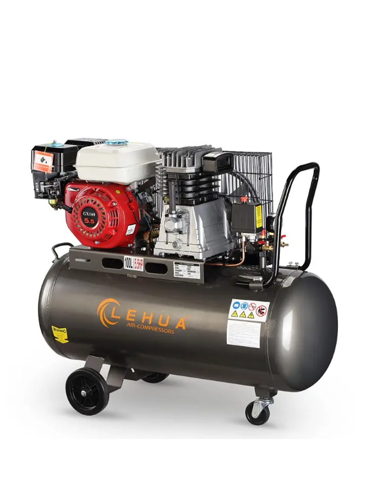 Compresor Lehua Autonomo 5,5hp Bencinero  100lts   LH2065Q 1