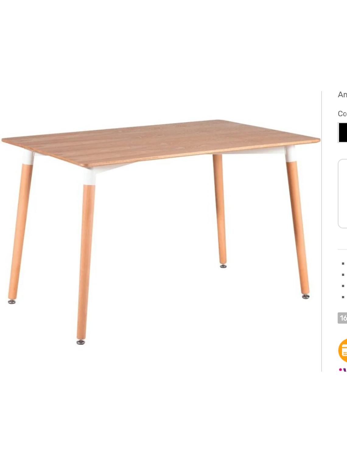 Mesa Modelo  Nordica  120x 60x   75 2