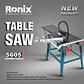 Sierra Banco Ronix 5605  Con Mesa Encuadradora + Extensión - Miniatura 4