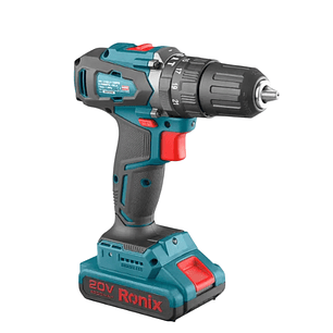 Taladro/ator. 13mm  Inalámbrico Ronix8900k  2 Baterías 45nm
