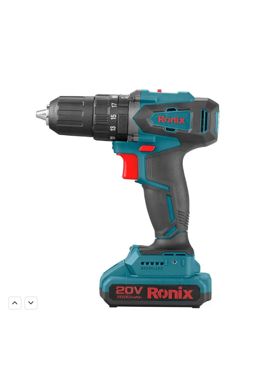 Taladro/ator. 13mm  Inalámbrico Ronix8900k  2 Baterías 45nm 2