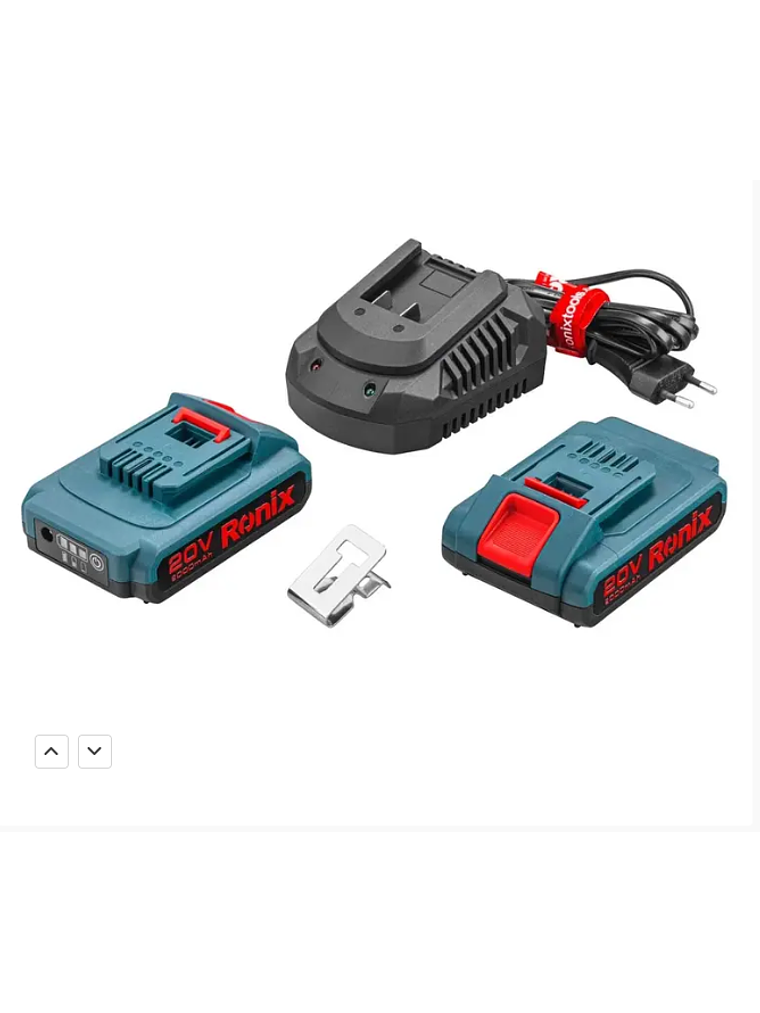 Taladro/ator. 13mm  Inalámbrico Ronix8900k  2 Baterías 45nm 5