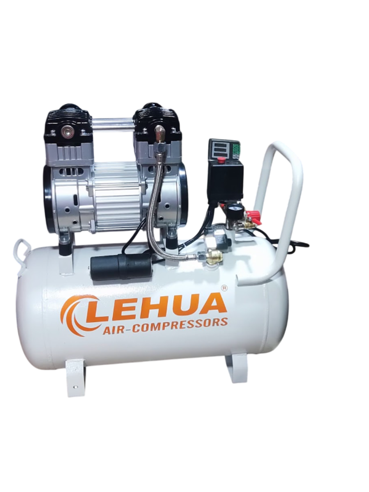 Compresor Silencioso Lehua 1,5 Hp 50lts Monofásico Lh5002 1