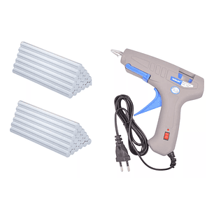 Silicona Barra 11mm 70 Unidades 2kg + Pistola 100w De Regalo