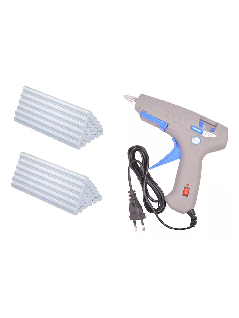 Silicona Barra 11mm 70 Unidades 2kg + Pistola 100w De Regalo 1