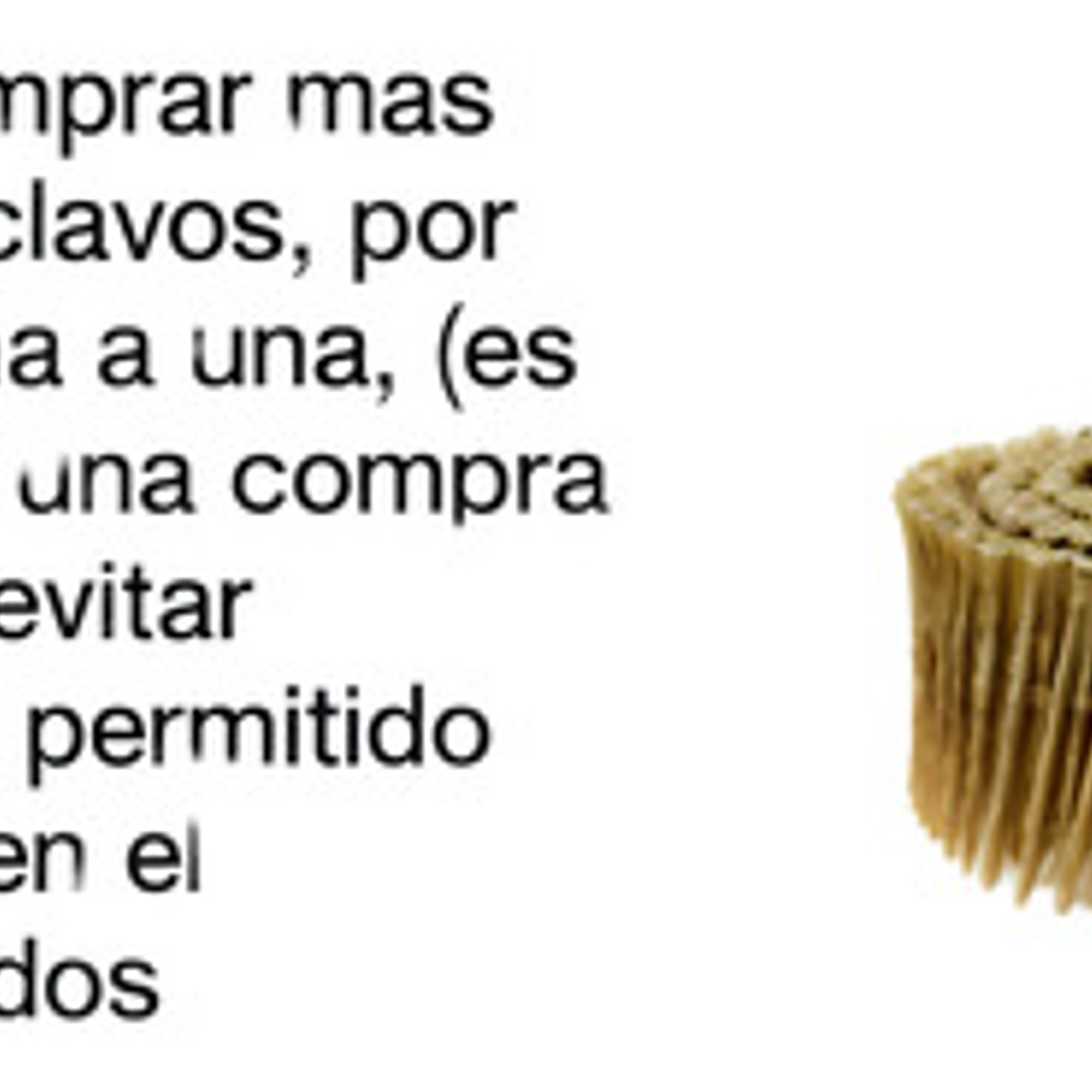 Clavo Bobina 2,3x57mm  30 Rollos / 9000 Unidades 2