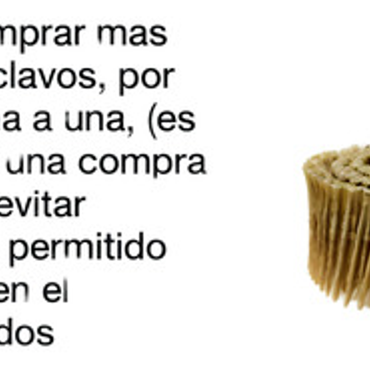 Clavo Bobina 2,3x57mm  30 Rollos / 9000 Unidades 2