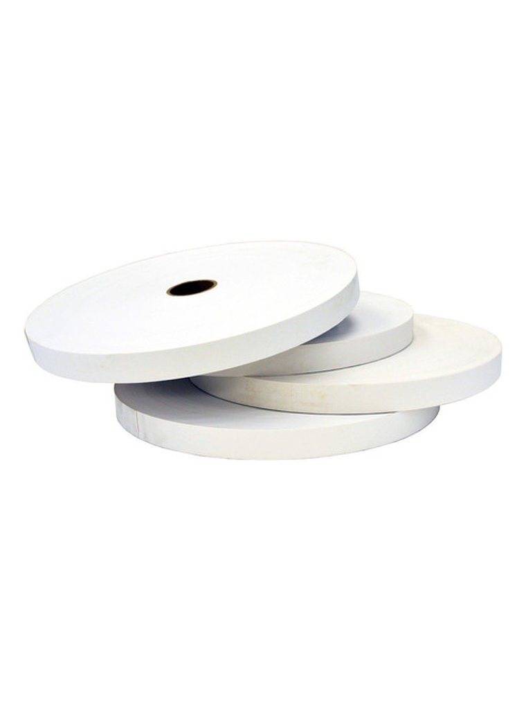 Pack 10 Rollos De 200 Mt C/u Tapacanto Pvc Blanco 20mm Luxor 1