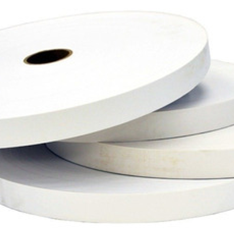 Pack 10 Rollos De 200 Mt C/u Tapacanto Pvc Blanco 20mm Luxor 1