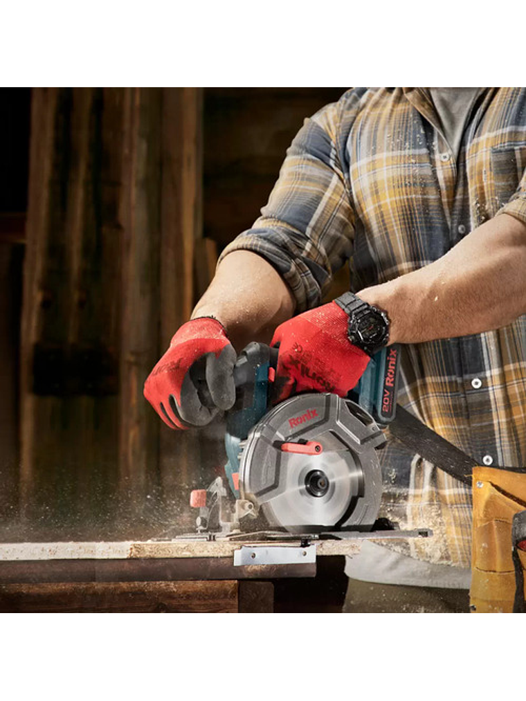 Serrucho Circular Inalambrico Ronix 8902 20v 165mm(61/2 ) 5