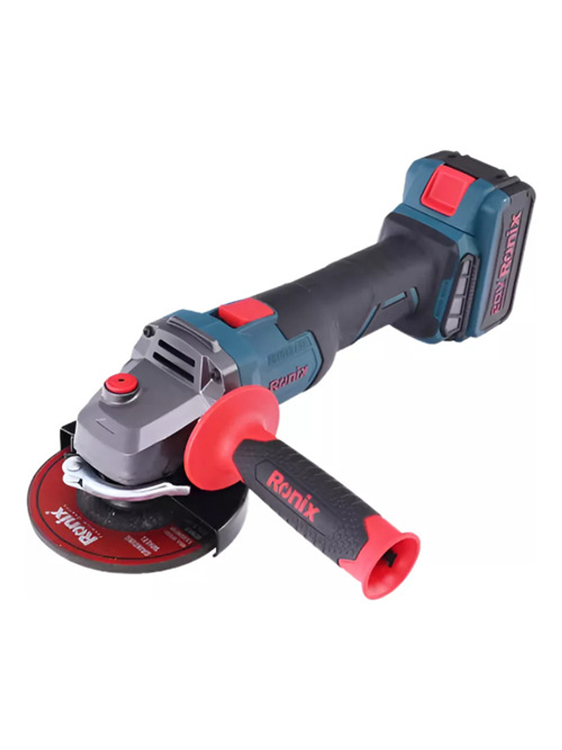 Esmeril Angular Inalambrico Ronix 8901k S/carbones +2 Bat 4a 2