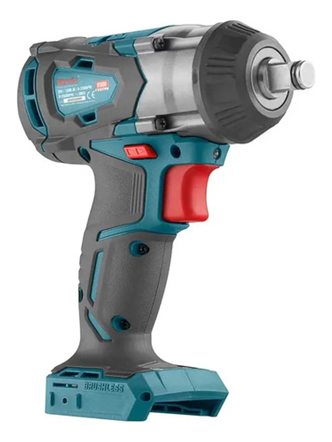 Pistola Llave Impacto Ronix 8907k + 2 Bat + Maletín + Cargad 7