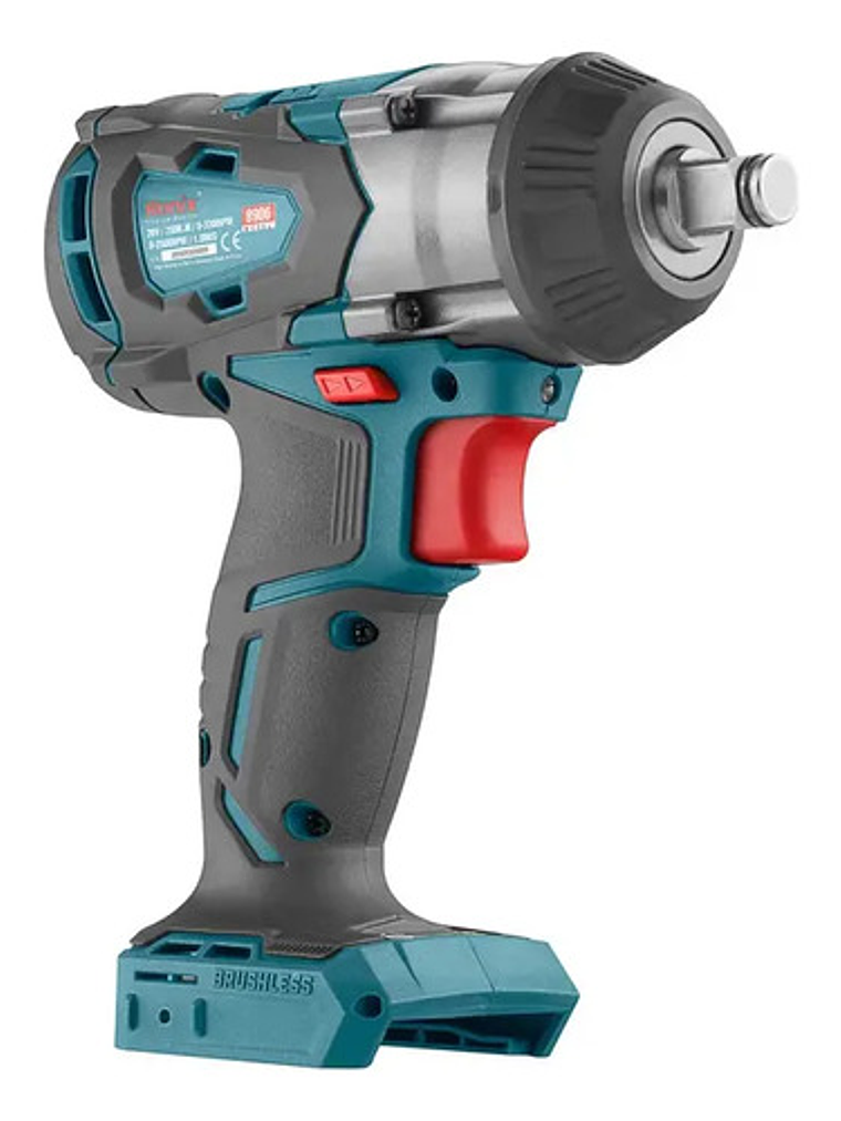 Pistola Llave Impacto Ronix 8907k + 2 Bat + Maletín + Cargad 7