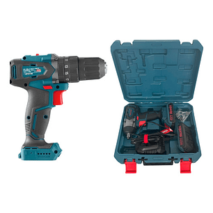 Taladro + Llave De Impacto + Maletín + 2 Bat 2a + Cargador