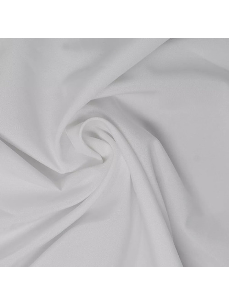 Tela Tafeta Tafetán Poliéster Blanco 1.5m Ancho X 10mt  190t 1