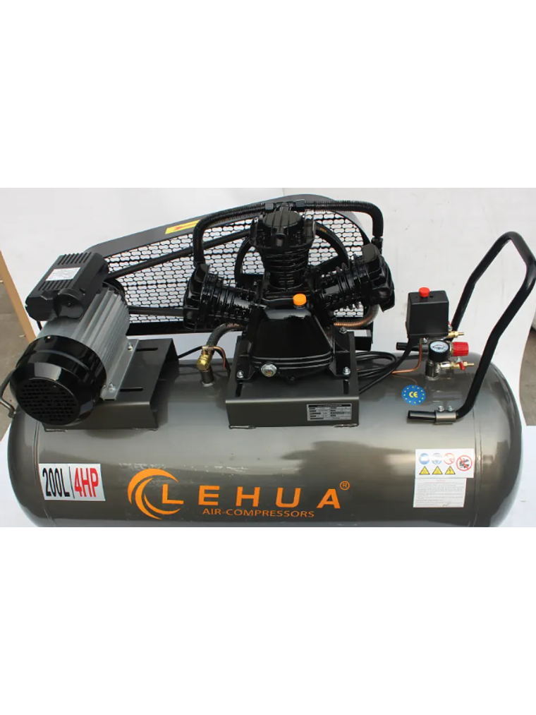 Compresor Lehua  4hp Monofásico  200lts  360 Lts/Min LHW 2