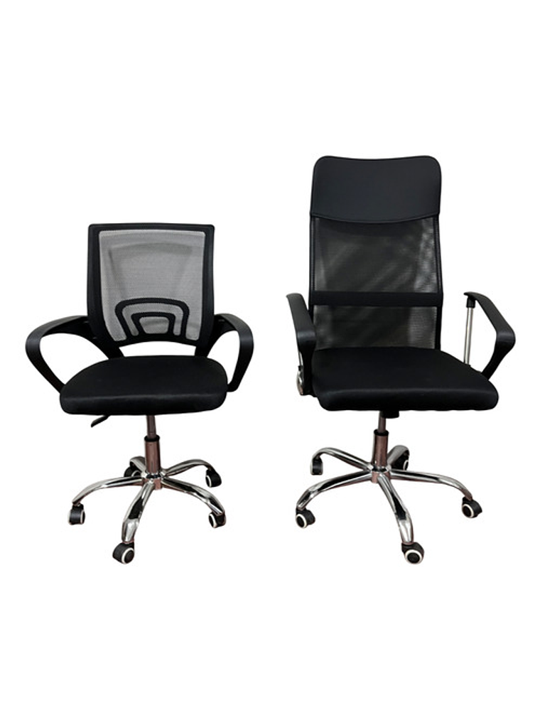 Silla Luxor Manager Ff2410-5 Negra 122x55 Respaldo Alto 2