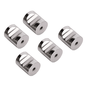 Tirador Perilla Balin Metal C/torn Pack 5 Unid 23x18mm Cajon