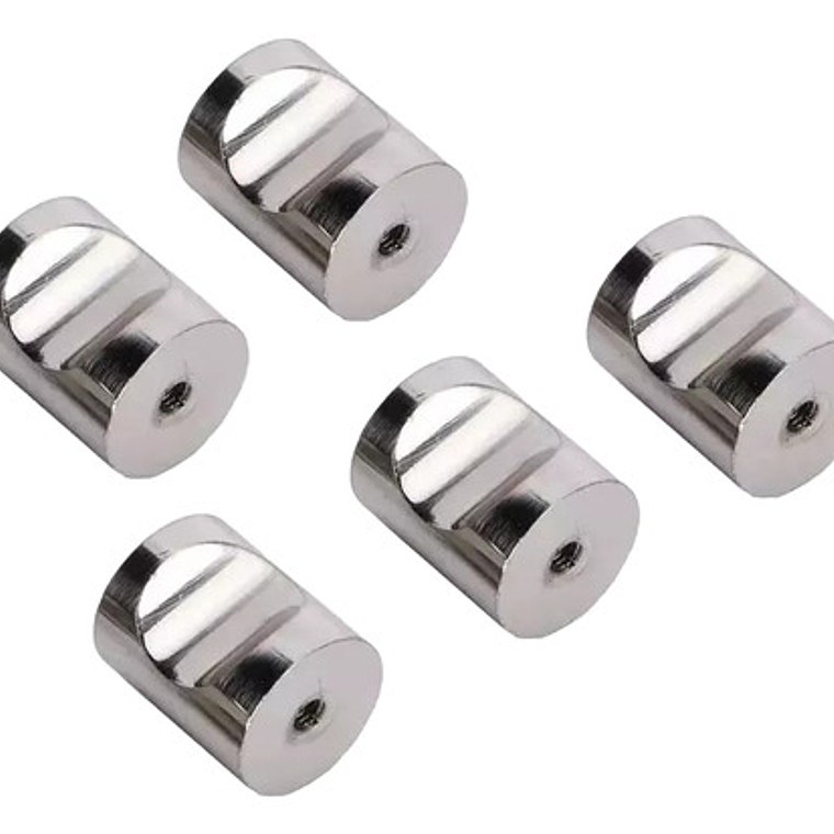 Tirador Perilla Balin Metal C/torn Pack 5 Unid 23x18mm Cajon 1